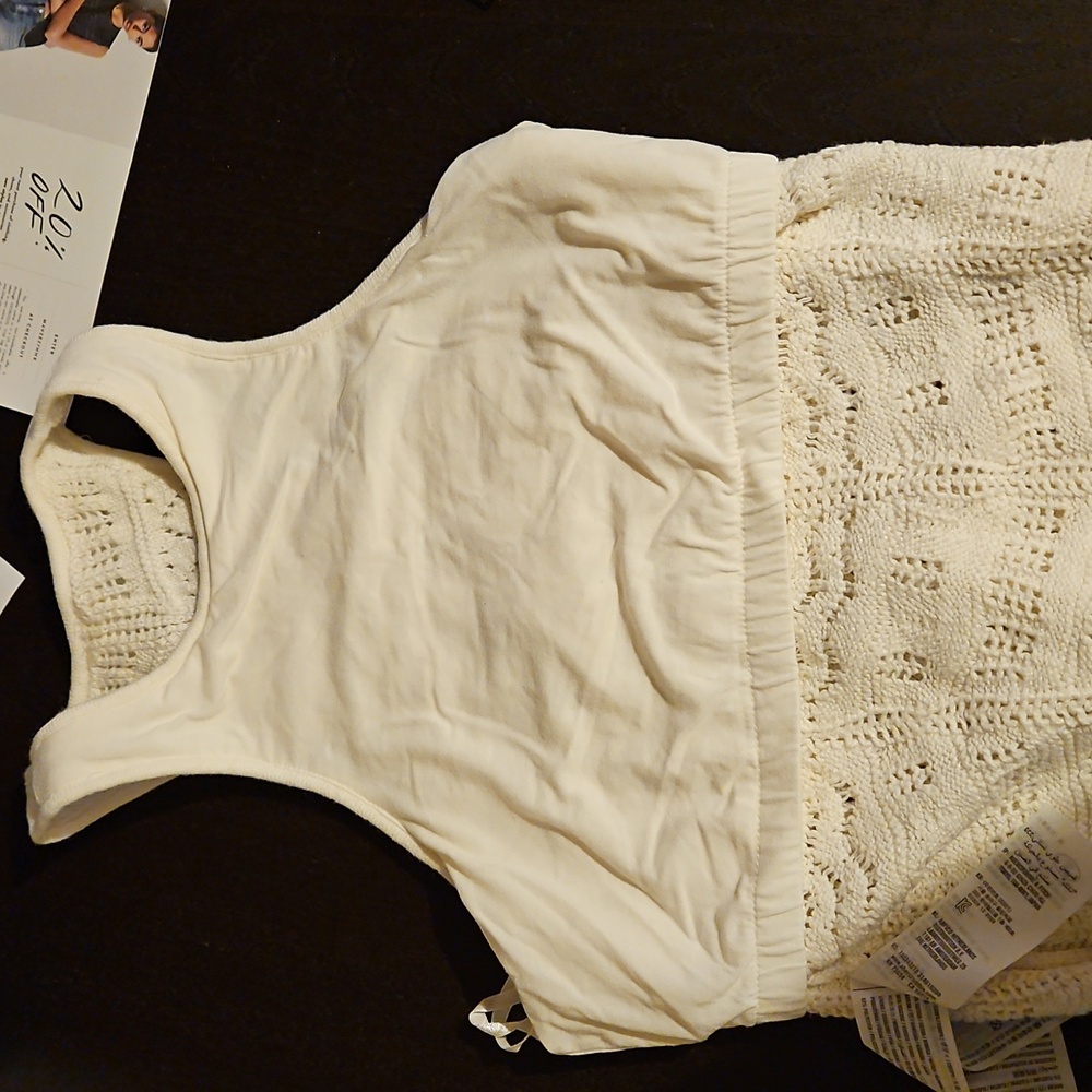Abercrombie Crochet High Neck, tank. M.  Lined. - Picture 6 of 6